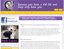 Tablet Screenshot of doggydaycarecoach.com